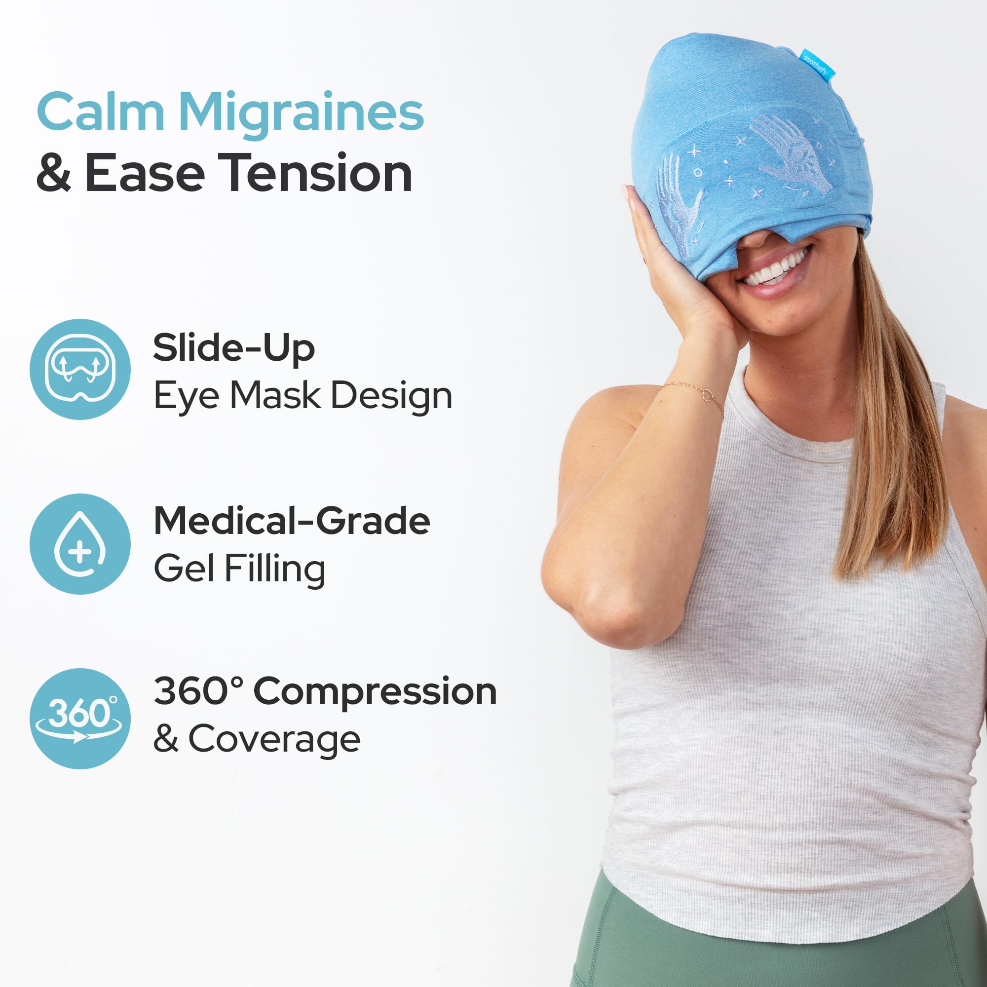 MigraCap 360° compression features